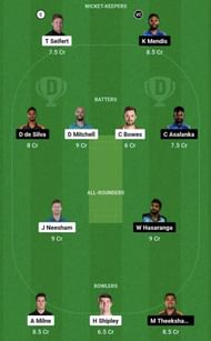 NZ vs SL Dream11 Prediction Team, Head To Head League